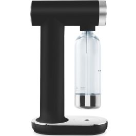 Smeg Fabricante de Soda Negro SKC01BLM Máquina de Agua Carbonatada Doméstica Fácil de Usar