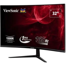 Pantalla curva para juegos de PC - VIEWSONIC VX3218 - PC - MHD - 32 FHD - Panel VA - 1 ms - 165Hz - DisplayPort - AMD FreeSync