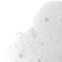 Protector de Cuna HappyFriday Basic Kids Little star Rosa 60 x 40 cm