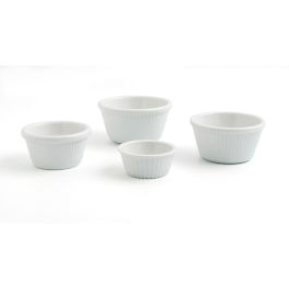 Quid Professional Ramekin Redondo Melamina Blanco 5,7x5,7x2,5 cm - Pack de 24 Unidades - Profesional, Resistente, Apto Lavavajillas
