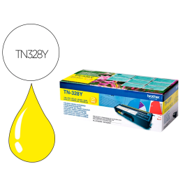 Brother TN328Y Toner Láser Amarillo Alta Capacidad 6000 Páginas Original Precio: 205.69000056. SKU: S8402205
