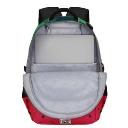 Karactermania OMP! Run. Plus FAN Melty Melo Mochila Verde 44x34x21 cm con Gran Capacidad, 3 Compartimentos, Bolsillo para Portátil y Puerto USB