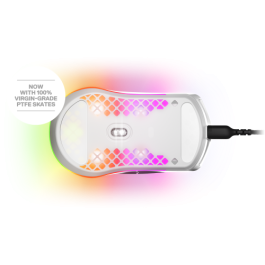 SteelSeries Aerox 3 Ratón Gaming USB Tipo C 8500 DPI Óptico 6 Botones Blanco - 62603
