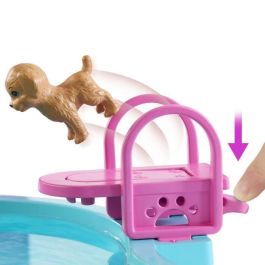 Barbie JFP01 Piscina de ensueño con Tobogán y Jacuzzi – Más de 20 accesorios