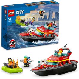 LEGO Lancha de Rescate de Bomberos 60373 City Juego de Construcción