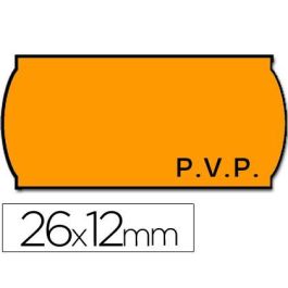 Etiquetas Meto Onduladas 26x12 mm Pvp Naranja Fluor Adh.2 Rollo 1500 Etiquetas Precio: 2.99272688. SKU: B1HNDDK4PA