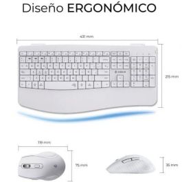 Teclado y Ratón Inalámbrico Subblim Combo Dual Office Prowave/ Blanco Teclado y Ratón Inalámbrico Subblim Combo Dual Office Prowave/ Blanco