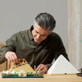 LEGO 21058 Architecture La Gran Pirámide de Giza, modelo de hobby creativo para construir, monumento mundial y decoración LEGO 21058 Architecture La Gran Pirámide de Giza, modelo de hobby creativo para construir, monumento mundial y decoración