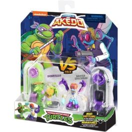 Moose Toys MOO0630996152423 Figuras Akedo Donatello vs Baxter Stockman