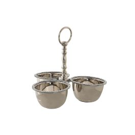 DKD Home Decor Centro de Mesa Decorativo Colección Camila Ambiente Glam Acabado Cromado en Aluminio y Acrílico Plateado 24x24x18 cm Precio: 22.79000031. SKU: S3042740