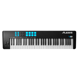 Alesis V61 Mkii Controlador de Teclado USB-MIDI de 61 Teclas Sensibles a la Velocidad con Pads Retroiluminados y Arpegiador, Diseño Ligero Plug-and-Play para Mac/PC Precio: 133.50000059. SKU: B195WVCCGF