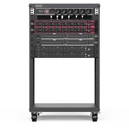 Digitus Rack para equipos universal 19 pulgadas, 16U, con ruedas, 136 kg, Negro