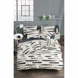 Juego de Cama ASI8684283430574 - 1 Funda Nórdica 220x240 cm + 2 Fundas de Almohada 60x60 cm - 65% Algodón, 35% Poliéster - Blanco