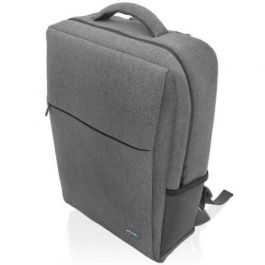 Aisens Mochila para Portátil de 17" Gris, Diseño Multifuncional con Compartimento Acolchado