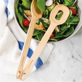 Berghoff 3950112 Cubiertos para Ensalada de Madera de Arce con Acabado de Aceite Natural