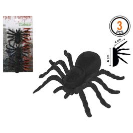 Arañas de Plástico Negro para Halloween - Pack de 3 Accesorios Decorativos de 6 cm para Adultos Precio: 1.68999974. SKU: B1EQJWKLBW