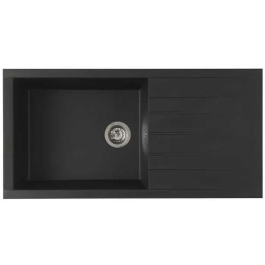 Stradour CUBE Fregadero Construido en SMC, Acabado BLACK STRAW - 06, 1 Bandeja, Dimensiones 100 x 50 cm, Vaciado Manual Precio: 127.50000021. SKU: B1HX46SY9T