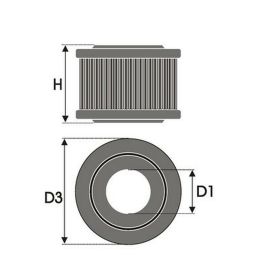Filtro de aire Green Filters R727427