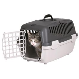 Caja de transporte TRIXIE Capri 1 - XS: 32x31x48 cm - Gris claro y gris oscuro - Para perros y gatos Caja de transporte TRIXIE Capri 1 - XS: 32x31x48 cm - Gris claro y gris oscuro - Para perros y gatos