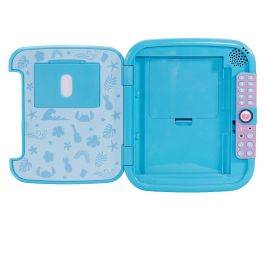 V-Tech 80-586222 Diario Secreto de Stitch Disney - Cuaderno Mágico con Voz, Código de Seguridad y Compartimento Oculto