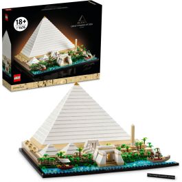 LEGO Architecture Gran Pirámide de Guiza 21058 Juego de Construcción LEGO 1476 Piezas Multicolor Plástico para Niños y Adultos