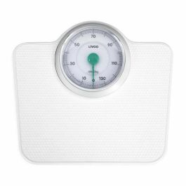 Livoo DOM490 Báscula de baño mecánica retro, sin batería, metal antideslizante, máx. 136 kg, blanco Precio: 40.49999954. SKU: B1E3MF3PYR