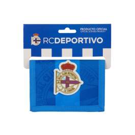 Cartera R. C. Deportivo de La Coruña Azul 12.5 x 9.5 x 1 cm Precio: 9.5000004. SKU: B14329V4MB