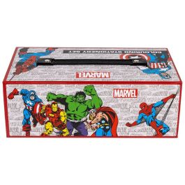 Set Papelería Coloreable Maletín Marvel