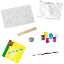 Ses Creative SES01131 Moldear y Pintar - Mariposa y Purpurina - Kit de Arte con Molde Grande, 6 Pinturas, Pincel, Purpurina y Escayola Ses Creative SES01131 Moldear y Pintar - Mariposa y Purpurina - Kit de Arte con Molde Grande, 6 Pinturas, Pincel, Purpurina y Escayola