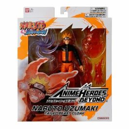 Bandai Figura Coleccionable Articulada Naruto Shippuden Anime Heroes Beyond Naruto 17cm Detallada con Accesorios