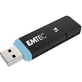 Emtec K100 P10 Stick USB 2.0 16GB Pack de 10 Unidades Negro y Multicolor para Windows, Mac, Linux