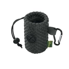 Hunter Dispensador de Bolsas para Excrementos Hilo Antracita. Ligero, Malla 3D, con Mosquetón para Correa de Perro, Ropa o Bolso
