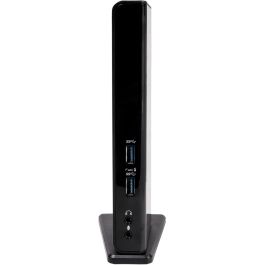 Club3D Docking Station USB 3.2 Gen 1 Dual Display HDMI DVI 4x USB 2.0 2x USB 3.2 Gen 1 Gigabit Ethernet Negro