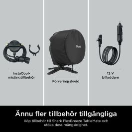 Shark FA150EU SHA622356304672 Ventilador de mesa FlexBreeze TableMate Con o sin cable