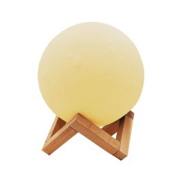 Thulos Lámpara Luna TH-MN1, Control Táctil, 5 Colores, 15 cm