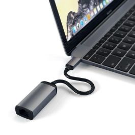 Satechi Aluminum, Type-C to Gigabit Ethernet, 10/100/1000 Mbps, space grey Satechi Aluminum, Type-C to Gigabit Ethernet, 10/100/1000 Mbps, space grey