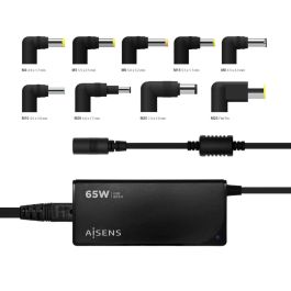 Aisens Cargador Universal Multitension Para Portatil 65 W Automatico Con 9 Conectores + Usb-A Qc.3.0 Precio: 18.49999976. SKU: S5617298