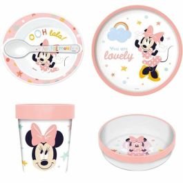 Thermobaby THE3023190133669 Pack Comida Minnie 2ª Edad con 3 Platos, 1 Taza y 1 Cuchara