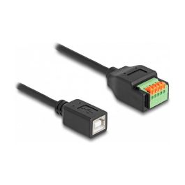 DeLOCK USB 2.0 Adapter Cable Tipo-B Hembra a Bloque de Terminales de 5 pines con Botón Pulsador, 15 cm, Negro Precio: 37.50000056. SKU: B159EPMCZY
