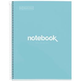 Bloc Miquelrius Emotions Notebook 1 Micro.Tapa Extra A4 80H 90G Cuadric.5X5 Azul Cielo 5 unidades
