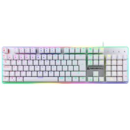 Teclado Newskill NS-KB-GUNGNYR-GAT-RE Blanco Qwerty Español QWERTY Teclado Newskill NS-KB-GUNGNYR-GAT-RE Blanco Qwerty Español QWERTY