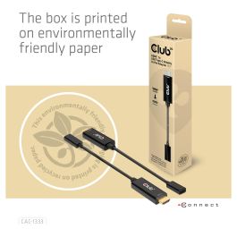 Club3D Adaptador HDMI 2.0 a USB-C CAC-1333, Resolución 4K a 60Hz, Activo, Negro