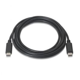Aisens Cable USB 2.0 Tipo C a C 0.5M Negro 3A Carga Rápida 480Mbps Aisens Cable USB 2.0 Tipo C a C 0.5M Negro 3A Carga Rápida 480Mbps
