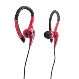 Elbe AU-107-MIC Auriculares Deportivos con Micrófono Protección IPX4 para Entrenamiento y Ocio