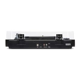 ION Tocadiscos Premier LP Negro con Altavoces Estéreo, Bluetooth, USB a Digital, 33/45/78 RPM y Retorno Automático