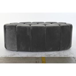 DKD Home Decor Descalzadora Scandi Gris Poliéster MDF 53 x 46.5 x 125 cm