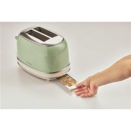 Ariete Tostador Vintage 2 Ranuras, 6 Niveles de Tueste, Función Descongelar y Recalentar, Bandeja Recogemigas Extraíble, Verde Ariete Tostador Vintage 2 Ranuras, 6 Niveles de Tueste, Función Descongelar y Recalentar, Bandeja Recogemigas Extraíble, Verde