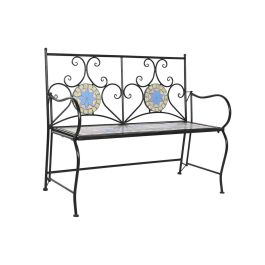 Banco DKD Home Decor Negro Multicolor Mosaico 111 x 54 x 88 cm Precio: 146.95000001. SKU: S3042410