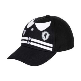 Karactermania Gorra Infantil Miércoles Varsity Algodón Ajustable Dimensiones 25 x 20 x 14 cm