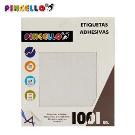 Etiquetas Adhesivas Pincello 10 mm, 7 páginas, 17x19 cm (120 Unidades) Etiquetas Adhesivas Pincello 10 mm, 7 páginas, 17x19 cm (120 Unidades)